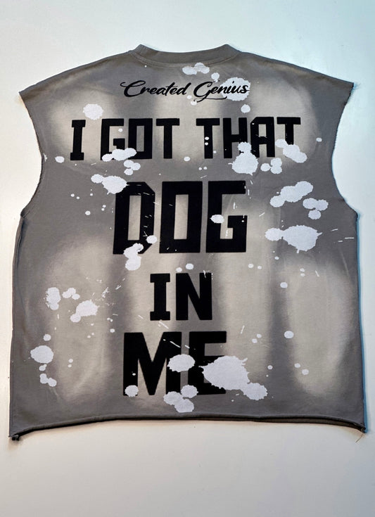 BEWARE sleeveless t-shirt.