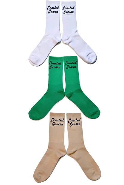 Created Genius Signature Crew Socks